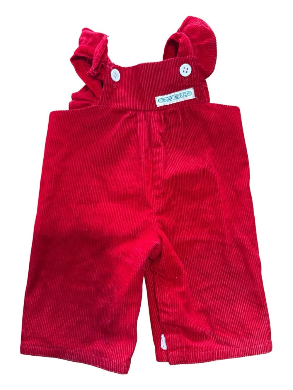VINTAGE CABBAGE PATCH KIDS Red Overalls for Doll